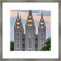 Salt Lake City Temple Morning Framed Print