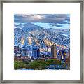 Salt Lake City Utah Usa Framed Print