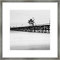 San Clemente Pier Framed Print