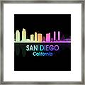 San Diego Ca 5 Squared Framed Print
