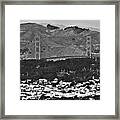 San Francisco Skyline-golden Gate Bridge Framed Print