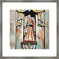 San Xavier Statue Framed Print