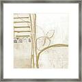 Sand And Stone 3- Contemporary Abstract Art By Linda Woods Framed Print