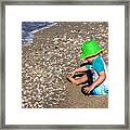 Sand Between The Toes Framed Print