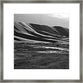 Sand Dunes Of The Gobi Framed Print
