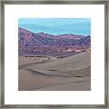 Sand Dunes Twilight Framed Print