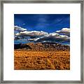 Sandia Crest In Late Afternoon Light Framed Print