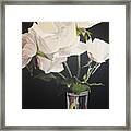 Sandys Roses Framed Print
