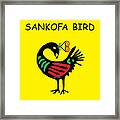 Sankofa Bird Framed Print