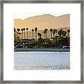 Santa Barbara At Sunset Framed Print