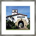 Santa Barbara Courthouse -by Linda Woods Framed Print