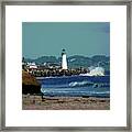 Santa Cruz Beach Framed Print