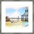 Santa Monica Pier Ver1 Framed Print
