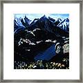 Sapphire Lake Framed Print