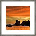 Sarasota Bay Sunset #3 Framed Print