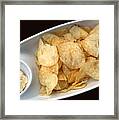 Satisfy The Craving With Chips And Dip Framed Print