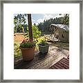 Saturday Afternoon At Cabin 40 Framed Print