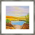 Save Our Water Dam It Framed Print