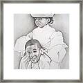 Say What Framed Print