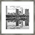 Scarlet And Columbus Gray Framed Print