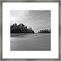 Schooner Cove Island Silhouettes Framed Print