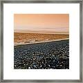 Sea Escape In Amber Framed Print