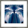 Sea Goddess - Blue Hues Framed Print