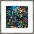 Sea Jewels Mermaid Framed Print