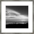 Sea Oats At Dusk Framed Print