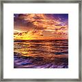 Sea Of Embers Framed Print