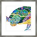 Sea Turtle Celebration 4 Prints Only Framed Print