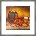 Seafood Night Framed Print