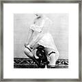 Seated Nude, C1885 Framed Print