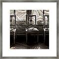 Seating Available Framed Print