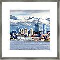 Seattle Skyline Hdr Framed Print