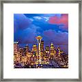 Seattle Skyline Framed Print