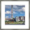Seattle Space Needle Hdr Framed Print