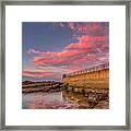 Seawall Framed Print