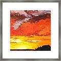 Sedona Sunset 2 Framed Print