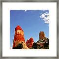 Sensuous Sandstone Framed Print