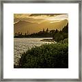 Sepia Sunset Framed Print
