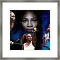 Serena Williams Framed Print