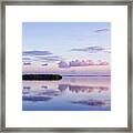 Serenity At Sunrise Framed Print