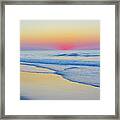 Serenity Beach Sunrise Framed Print