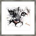 Seriously Cougar Framed Print