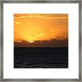 Seven Mile Sunrise Framed Print