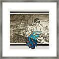 Sewing Overflowing Framed Print