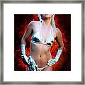 Sexy Space Vixen Framed Print