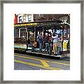 Sf Cable Car Powell And Mason Sts Framed Print