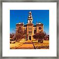 Shackelford County Courthouse Framed Print